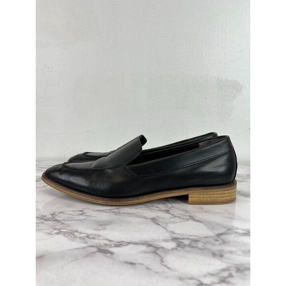 Everlane Women's Black The Modern Leather Loafers Sz 9 - Picture 3 of 11